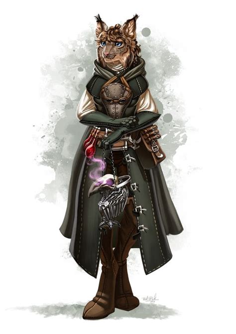 tabaxi necromancer dungeons and dragons characters fantasy