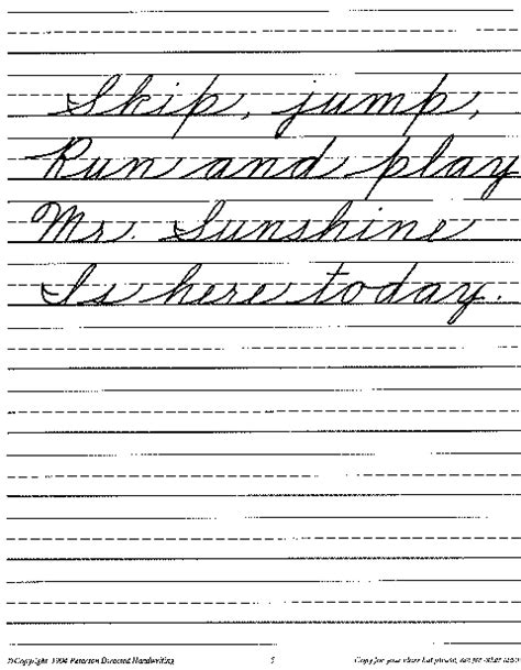 cursive handwriting pages hand writing