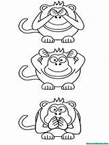 Mewarnai Wajah Ekspresi Apes Gorila Paket Ape sketch template