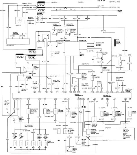 ford ranger wiring diagram ford ranger ranger repair guide