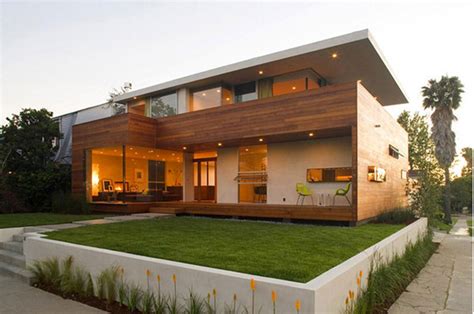 front house design  wooden wall