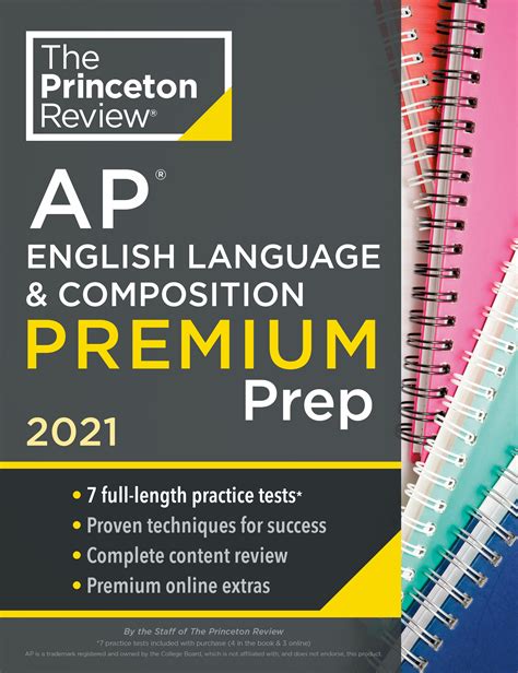 princeton review ap english language composition premium prep