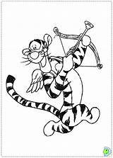 Dinokids Tigger Pages Coloring Color Close Popular sketch template
