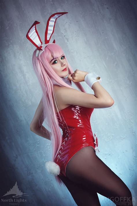 Darling In The Franxx Zero Two Bunny Cosplay Costume Suit Etsy