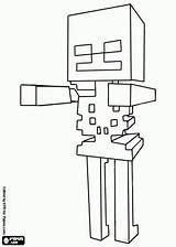 Minecraft Coloring Skeleton Pages Para Dibujos Colorear Colouring Skelett Kids Pintar Craft sketch template
