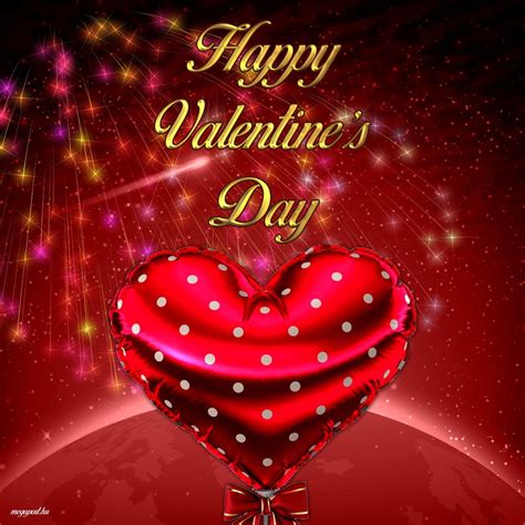 sparkling heart happy valentines day pictures   images