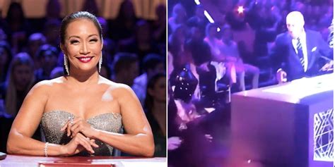 carrie ann inaba falls chair out of chair on dwts video
