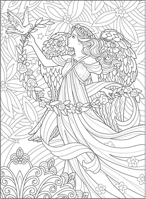 pin  mlisa wilson  coloring angel coloring pages fairy coloring