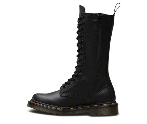 dr martens ladies  side zip soft virginia nappa  eye leather boots ebay