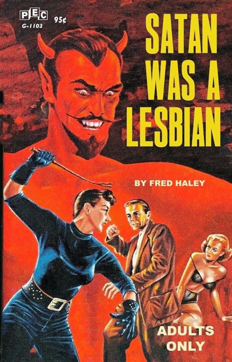 Satan Was A Lesbian Pulp Novel Cover Reproduction Etsy