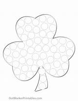 St Coloring Crafts Dot Pages Shamrock Patricks Kids Patrick Printables Marker Worksheets Preschoolers Printable Preschool Patty Sheets Painting March Activities sketch template