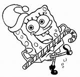 Spongebob Coloring Christmas Pages Printable Squarepants Candy Cane Kids Dancing Merry Girl Scout Print Color Simpsons Patrick Getdrawings Library Clipart sketch template