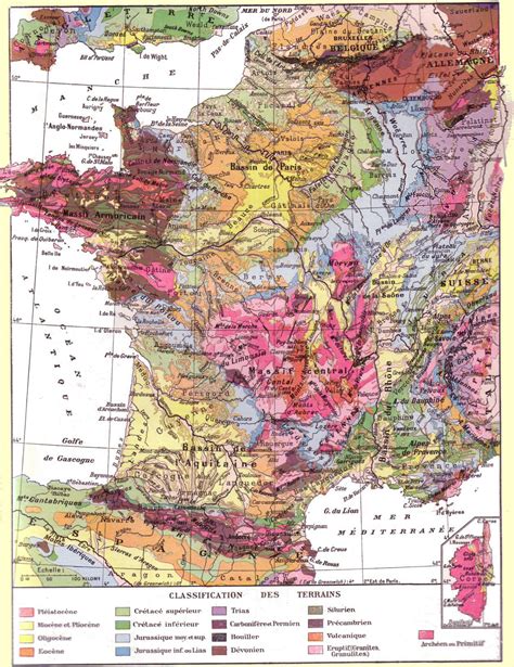 carte geologique de france