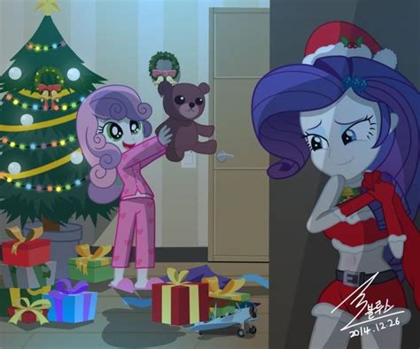 sweetie belle does get her happy christmas my little
