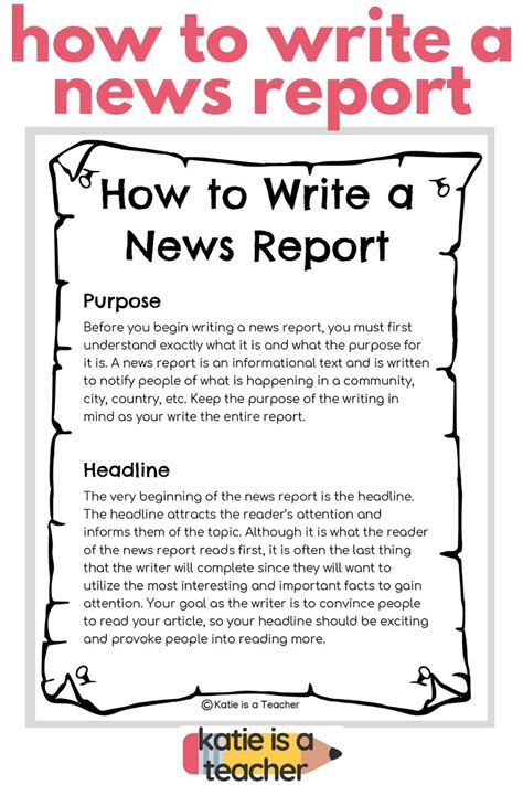 writing  news report writing lessons informational text writing