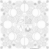 Phases Fases Donteatthepaste Lunares Print Activity Zentangle Pagan Don sketch template