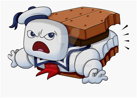 clip art cartoon smore stay puft marshmallow man smore