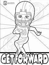 Steelers Veon Leveon sketch template