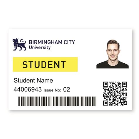replacement student id card birmingham city university  store