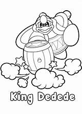 Kirby Dedede Coloring King Pages Printable Characters Supercoloring Print Kids Categories Search sketch template