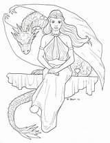 Game Thrones Daenerys Coloring Targaryen Pages Mucha Drawing Style Drawings Comic Color Ryan Adult Dragons Khaleesi Choose Board Mother Google sketch template