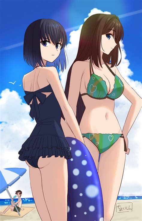 Aozaki Aoko Kuonji Alice And Shizuki Soujuurou Mahou Tsukai No Yoru