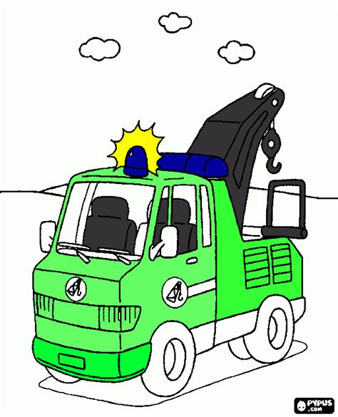 rescue truck coloring page printable rescue truck