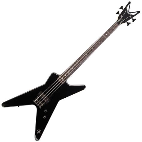 dean metalman ml bass guitar classic black  gearmusiccom