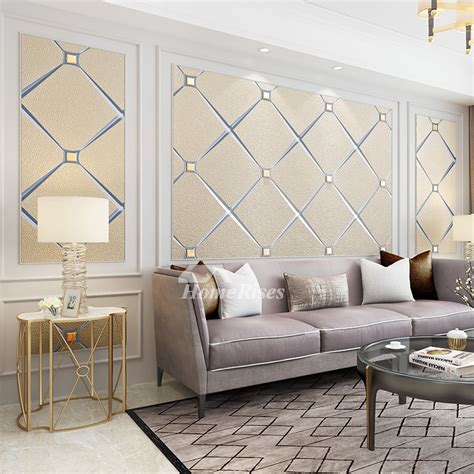 luxury  wallpaper  rhinestone modern home decor changer ideas