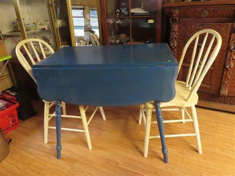drop leaf kitchen table  chairs
