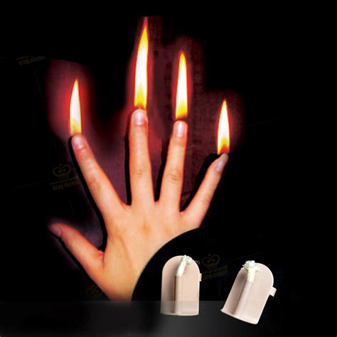 Close Up Magic Finger Fire Magic Trick Stage Magic Accessory Magic Toys