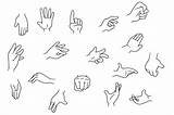 Hands Hand Cartoon Drawing Draw Manga Cartoons Easy Sketch Drawings Claw Cartoonist Desenho Kids Fingers Holding Finger Reference Side Characters sketch template