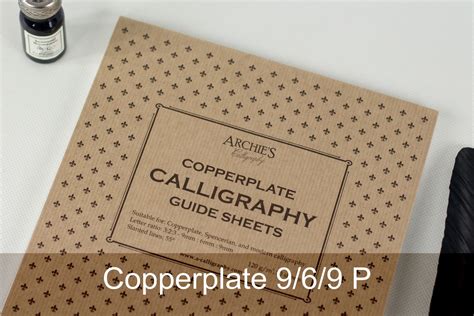 copperplate spencerian calligraphy pad