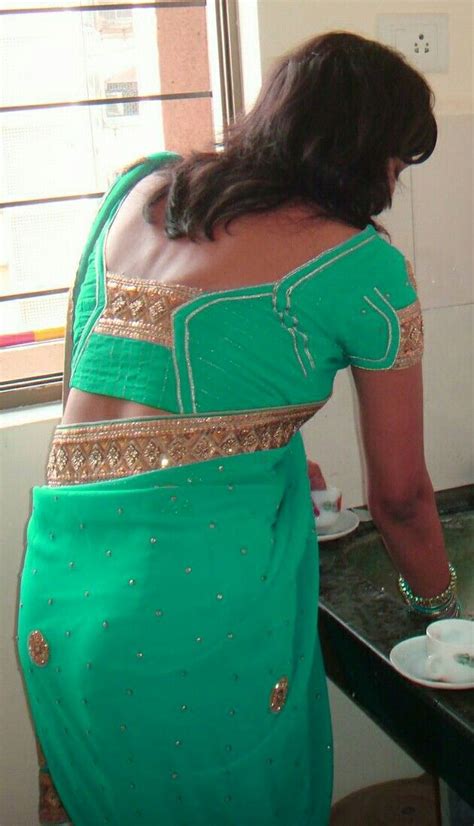 340 best aunty back view images on pinterest saree blouse and indian