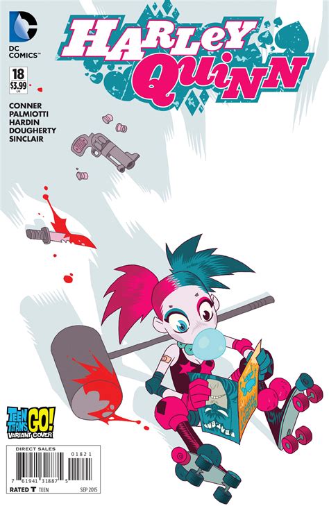 previewsworld harley quinn 18 teen titans go var ed