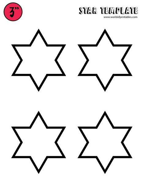 star template printables world  printables