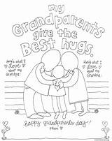 Grandparents Coloring Pages Happy Preschool Crafts Activities Sheets Kids Visit Cutest Books sketch template
