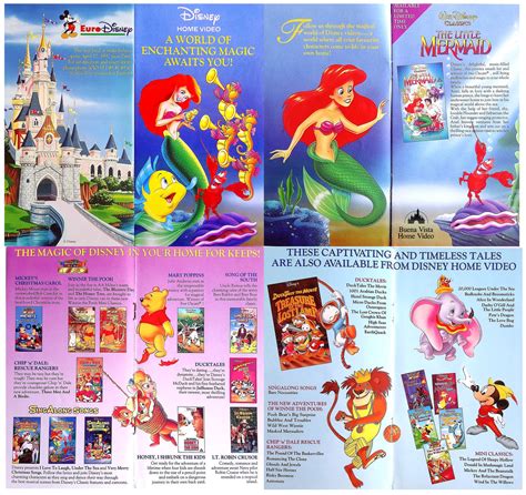 disney uk vhs catalogue late  page   gikesmanners