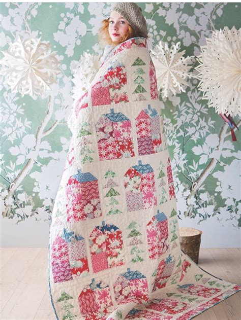 stock tildas quilt kit  cottage fabric christmas collection