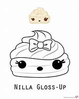 Coloring Num Noms Pages Nilla Gloss Printable Nom Bettercoloring sketch template