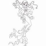 Coloring Winx Pages Mermaid sketch template
