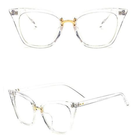 2017 cat eye eye glasses frames for women brand designer eyeglasses m