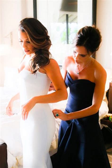 Eva Longoria S Wedding Dress Was Designed By Victoria Beckham