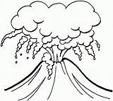 Volcano Clipart Clipground sketch template