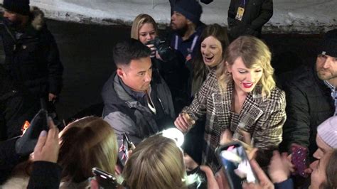 sundance 2020 taylor swift arrives at the miss americana premiere at