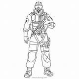 Siege Mute Warden Xcolorings sketch template