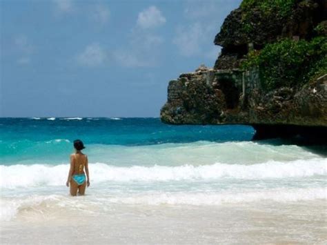 Crane Beach On The South Coast Of Barbados It Has Been Rated One Of