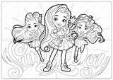 Coloring Pages Sunny sketch template
