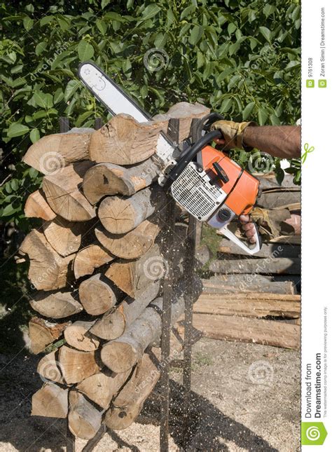 wood cutting stock photo image  mechanical woods safety