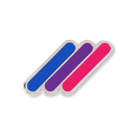 Pride Bisexual Stripes Enamel Pin Compoco